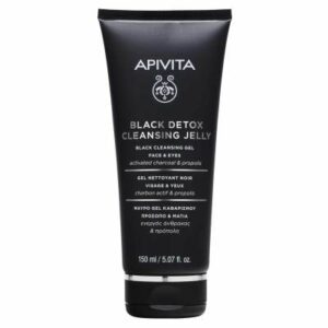 Apivita Black Detox Cleansing Jelly for Face & Eyes 150ml