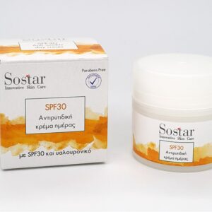 Sostar Αντιρυτιδική κρέμα προσώπου με SPF30 50ml