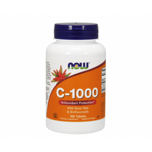 Now Foods C-1000 με Rosehips και Βιοφλαβονοειδή x100 Tablets