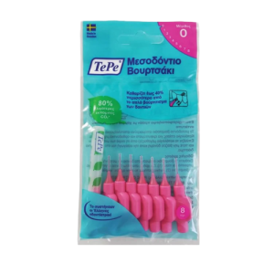 TePe Μεσοδόντια Βουρτσάκια Μέγεθος 1 Ροζ-Φούξια x8 τεμάχια