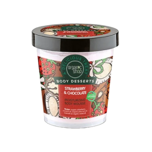 Natura Siberica Organic Shop Body Dessert Strawberry & Chocolate Moisturising Body Mousse 450ml