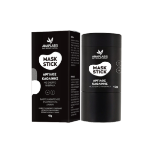 Anaplasis Mask Stick Μάσκα Προσώπου με Ενεργό Άνθρακα για Καθαρισμό / Λάμψη με Άργιλο 40gr